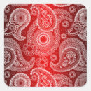 Search for red satin stickers White