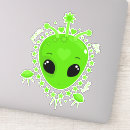 Search for friendly alien stickers Peace