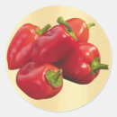 Search for red pepper stickers Vegetable