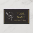 Recherche de counseling cartes visite Psychothérapeute