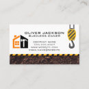 Search for crane business cards Construction