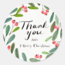 Search for christmas thank you stickers Thanks