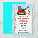 Search for construction crane invitations Boys