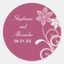 Search for swirl wedding stickers Modern