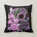 Search for pink skull pillows Skeleton