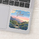 Search for mountain flower stickers Sunset