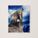 Search for mammoths puzzles Prehistoric