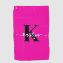 Search for modern trendy golf towels Black