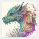Search for beautiful dragon stickers Rainbow