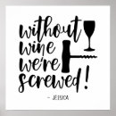Recherche de wine lover posters Corkscrew