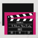 Search for movie star party invitations Hollywood