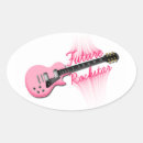 Recherche de guitare rose autocollants Rockstar