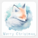 Search for snow fox stickers Merry christmas