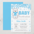 Search for snowflakes baby boy shower invitations Baby its cold outside