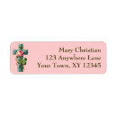 Search for easter cross return address labels Vintage