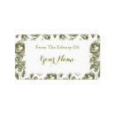Search for golden bookplates Floral