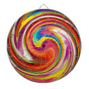 Recherche de spirale jeux de fléchettes Coloré