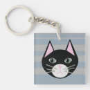 Search for striped cat keychains Kitty