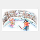 Search for watercolor bunny stickers Winter