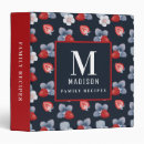 Search for floral recipe binders Monogrammed
