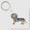 Search for black haired keychains Dachshund
