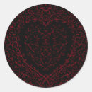 Search for red wedding stickers Gothic