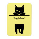 Recherche de de chat noir magnets Mignon