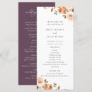 Search for autumn wedding programs Calligraphy