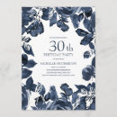 Search for indigo birthday invitations Elegant