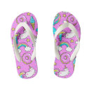 Recherche de licorne tongs Coloré