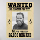 Search for western wanted posters Black and white