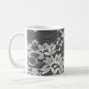 Recherche de dentelle noire tasses Tissu