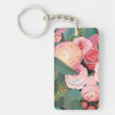 Search for bouquet rectangular keychains Flowers