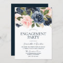 Search for navy engagement party invitations Modern