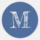 Search for classic monogram stickers Simple