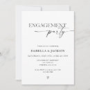 Search for minimalist engagement party invitations Script