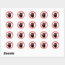Search for red stop sign stickers Forbidden