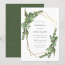Search for faux gold bridal shower invitations Botanical