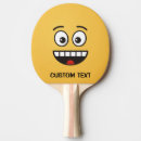 Recherche de visage souriant raquettes ping pong Jaune