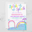 Search for water park birthday invitations Girl