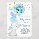 Search for cute baby boy shower invitations Elephant