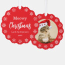 Search for cat lover ornaments Red
