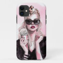 Recherche de fille blonde iphone coques Rose