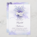 Recherche de pourpres baby shower invitations Floral