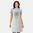 Search for text and logo aprons Branding