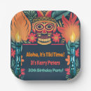 Recherche de motif tribal assiettes en papier Turquoise