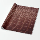 Search for crocodile wrapping paper Brown