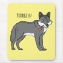 Recherche de wolf tapis souris Illustration
