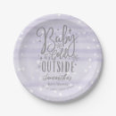 Search for purple christmas plates Watercolor