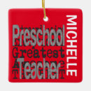 Search for preschool teacher ornaments Class
